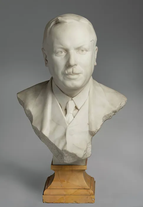 Framed Print : Sir Thomas Jaffrey, Bt LLd, 1900-1924. Creator: Francis Derwent Wood Framed Print : Sir Thomas Jaffrey, Bt LLd, 1900-1924. Creator: Francis Derwent Wood