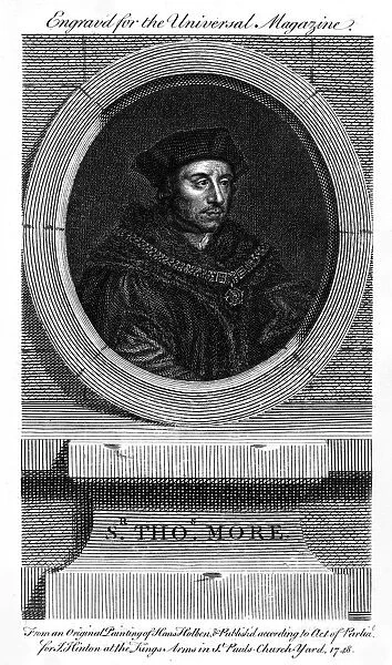 Sir Thomas More, Catholic English lawyer, writer, and politician, (1748)