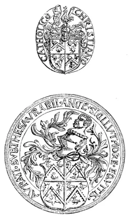 Framed Print : Sir Thomas More's seals, 1862. Creator: Unknown Framed Print : Sir Thomas More's seals, 1862. Creator: Unknown