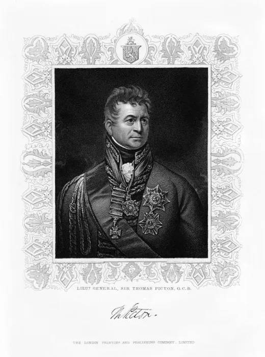 Framed Print : Sir Thomas Picton, British military leader, 19th century Framed Print : Sir Thomas Picton, British military leader, 19th century