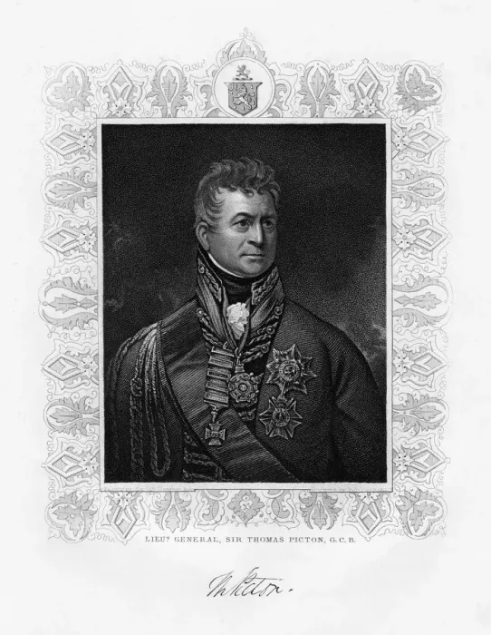 Framed Print : Sir Thomas Picton, British military leader, 19th century Framed Print : Sir Thomas Picton, British military leader, 19th century
