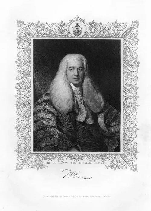 Framed Print : Sir Thomas Plumer (1753-1824), British judge and politician, 19th century. Artist: H Robinson Framed Print : Sir Thomas Plumer (1753-1824), British judge and politician, 19th century. Artist: H Robinson