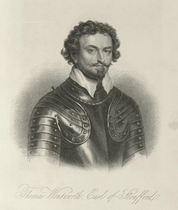 Framed Print : Sir Thomas Wentworth, 1st Earl of Strafford, c1630-c1640, (1834-1837). Creator: Samuel Freeman Framed Print : Sir Thomas Wentworth, 1st Earl of Strafford, c1630-c1640, (1834-1837). Creator: Samuel Freeman