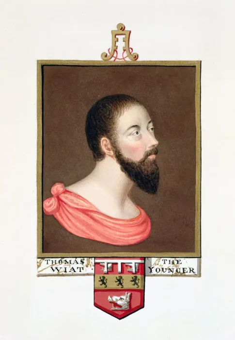Framed Print : Sir Thomas Wyatt the Younger, (1825). Artist: Sarah, Countess of Essex Framed Print : Sir Thomas Wyatt the Younger, (1825). Artist: Sarah, Countess of Essex