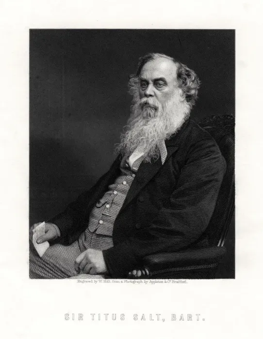 Framed Print : Sir Titus Salt, British manufacturer and benefactor, 19th century. Artist: W Holl Framed Print : Sir Titus Salt, British manufacturer and benefactor, 19th century. Artist: W Holl