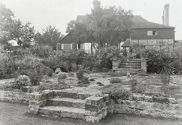 Sir Walter Lawrence house, East Grinstead, Sussex, England, 1925. Creator: Frances Benjamin Johnston