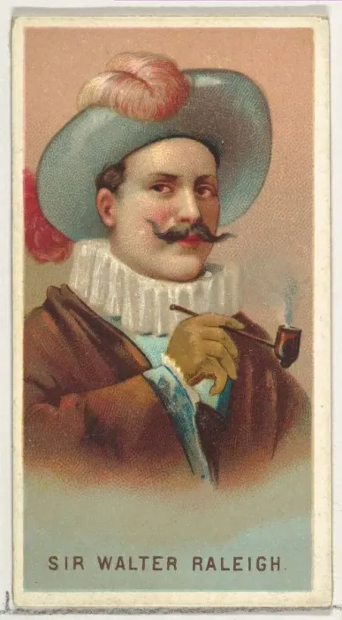 Framed Print : Sir Walter Raleigh, from Worlds Smokers series (N33) for Allen & Ginter Cigarettes Framed Print : Sir Walter Raleigh, from Worlds Smokers series (N33) for Allen & Ginter Cigarettes
