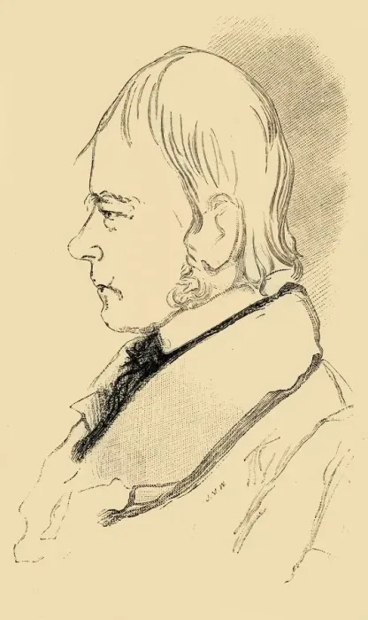 Framed Print : Sir Walter Scott - Copy of a Sketch from Life, 1882. Creator: Unknown Framed Print : Sir Walter Scott - Copy of a Sketch from Life, 1882. Creator: Unknown