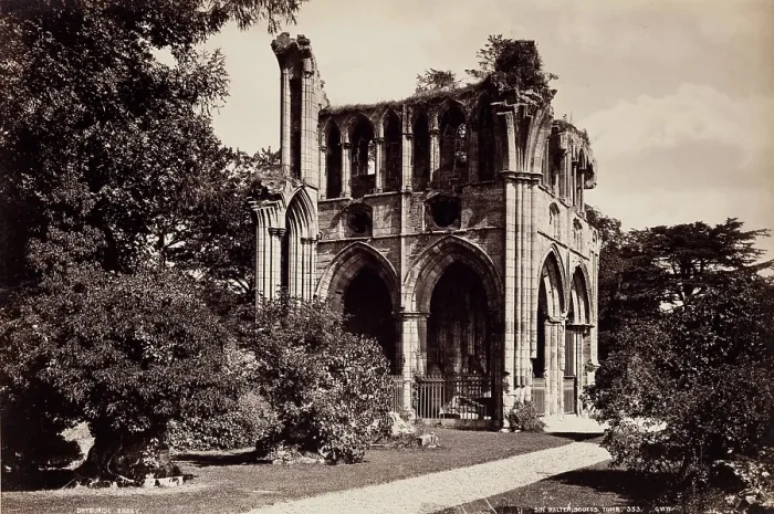 Framed Print : Sir Walter Scott's Tomb, Dryburgh Abbey, between 1870 and 1880. Creator: George Washington Wilson. Sir Walter Scott's Tomb, Dryburgh Abbey, between 1870 and 1880 Framed Print : Sir Walter Scott's Tomb, Dryburgh Abbey, between 1870 and 1880. Creator: George Washington Wilson. Sir Walter Scott's Tomb, Dryburgh Abbey, between 1870 and 1880