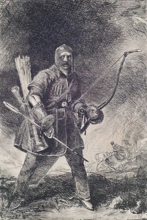 Framed Print : Sir William Allan as an Archer, 1815. Creator: Andrew Geddes Framed Print : Sir William Allan as an Archer, 1815. Creator: Andrew Geddes