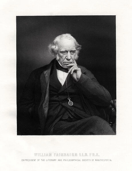 Sir William Fairbairn, 1st Baronet, Scottish engineer, 19th century