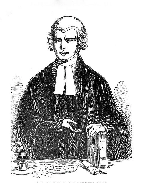 Sir William Follet MP, 1842. Creators: Unknown, C. Stiff