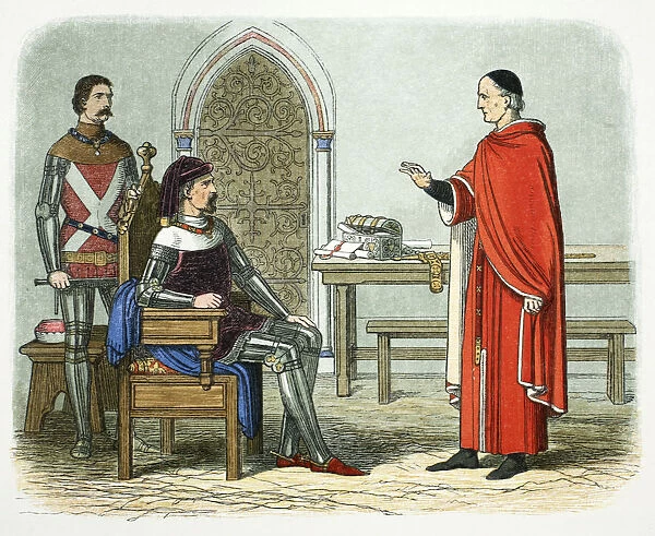 Sir William Gascoigne refuses to sentence a prelate or peer, 1405 (1864). Artist