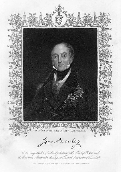 Sir William Gore Ouseley (1797-1866), 19th century. Artist: Henry R Cook