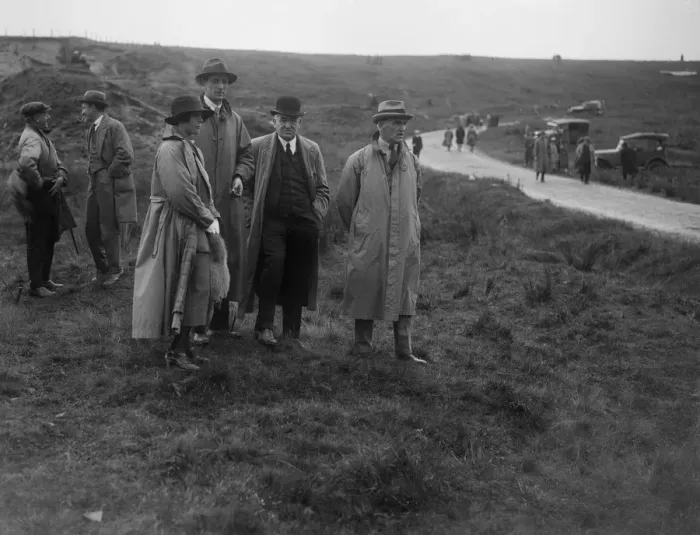 Framed Print : Sir William Graham and Alderman GF Fosdyke at the Caerphilly Hillclimb, Wales, 1922 Framed Print : Sir William Graham and Alderman GF Fosdyke at the Caerphilly Hillclimb, Wales, 1922