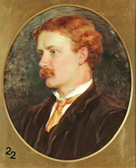 Framed Print : Sir William Hamo Thornycroft RA, 1884. Creator: Theodore Blake Wirgman Framed Print : Sir William Hamo Thornycroft RA, 1884. Creator: Theodore Blake Wirgman