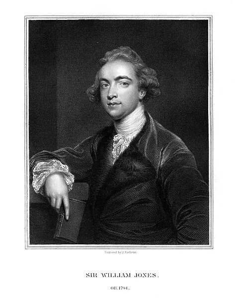 Sir William Jones, English orientalist, philologist and jurist, (1832).Artist: J Cochran