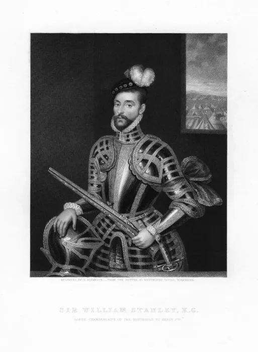 Framed Print : Sir William Stanley, 19th century. Artist: H Robinson Framed Print : Sir William Stanley, 19th century. Artist: H Robinson