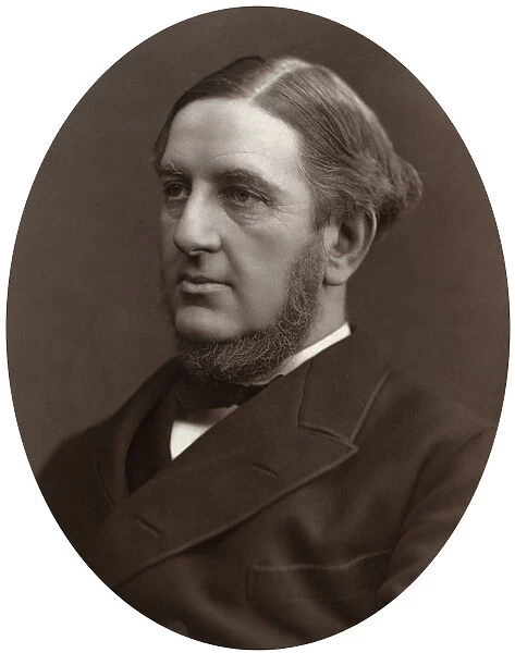 Sir William Vernon Harcourt QC, MP, Professor of International Law at Cambridge University, 1877. Artist: Lock & Whitfield