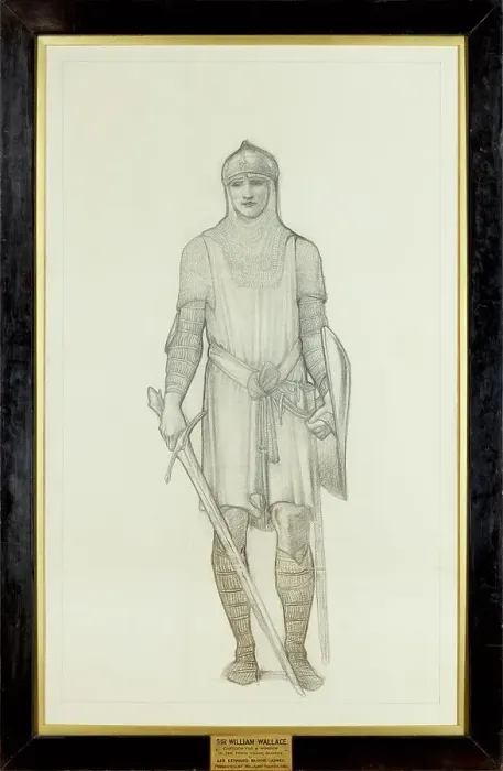 Framed Print : Sir William Wallace, 1888-9. Creator: Sir Edward Coley Burne-Jones Framed Print : Sir William Wallace, 1888-9. Creator: Sir Edward Coley Burne-Jones