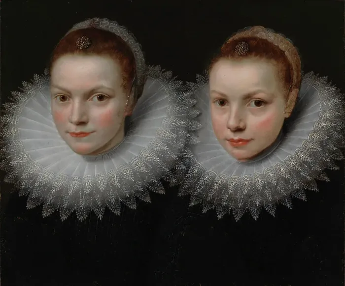 Framed Print : Two Sisters, 1610-1615. Creator: Cornelis de Vos