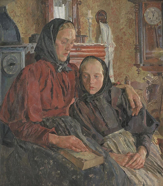 Sisters, 1898. Creator: Carl Wilhelmson