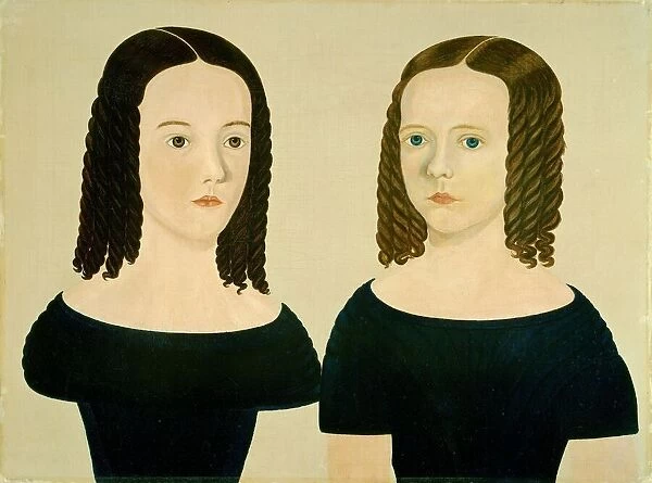 Sisters, c. 1840. Creator: Unknown