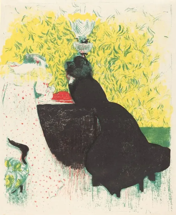 Framed Print : Two Sisters-in-Law (Les deux belles-soeurs), 1897 / 1898 (published 1899) Framed Print : Two Sisters-in-Law (Les deux belles-soeurs), 1897 / 1898 (published 1899)