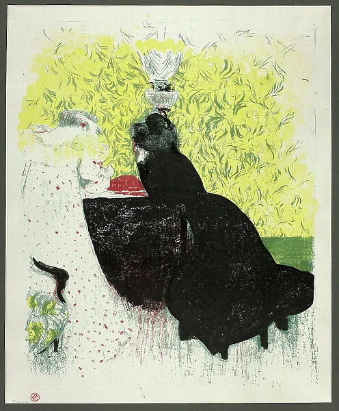 The Two Sisters-in-Law, plate twelve from Landscapes and Interiors, 1899. Creator: Edouard Vuillard