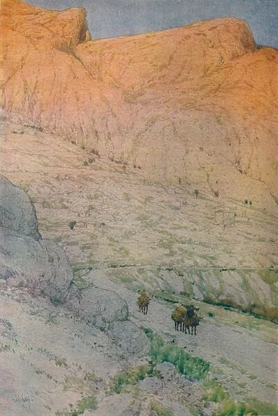 The Site of Ancient Delphi, 1913. Artist: Jules Guerin