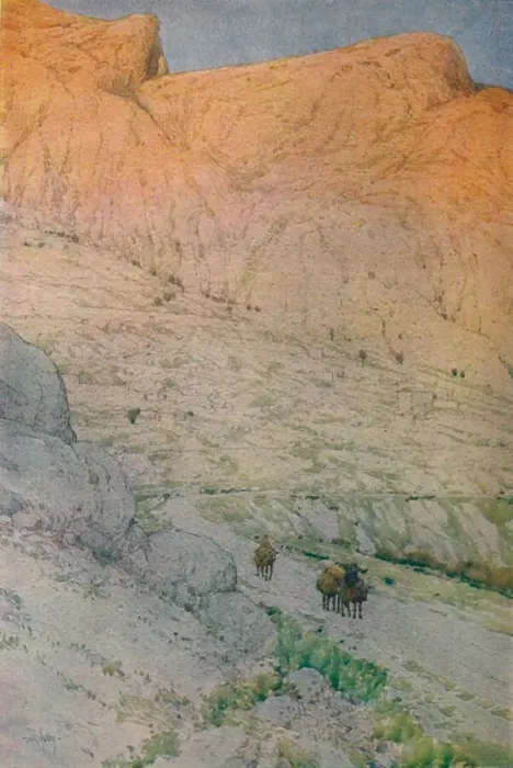 Framed Print : The Site of Ancient Delphi, 1913. Artist: Jules Guerin Framed Print : The Site of Ancient Delphi, 1913. Artist: Jules Guerin