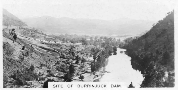 Framed Print : Site of the Burrinjuck Dam, New South Wales, Australia, 1928 Framed Print : Site of the Burrinjuck Dam, New South Wales, Australia, 1928