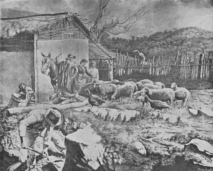 Framed Print : Sitio, 1895. Artist: Wille Reichardt Framed Print : Sitio, 1895. Artist: Wille Reichardt