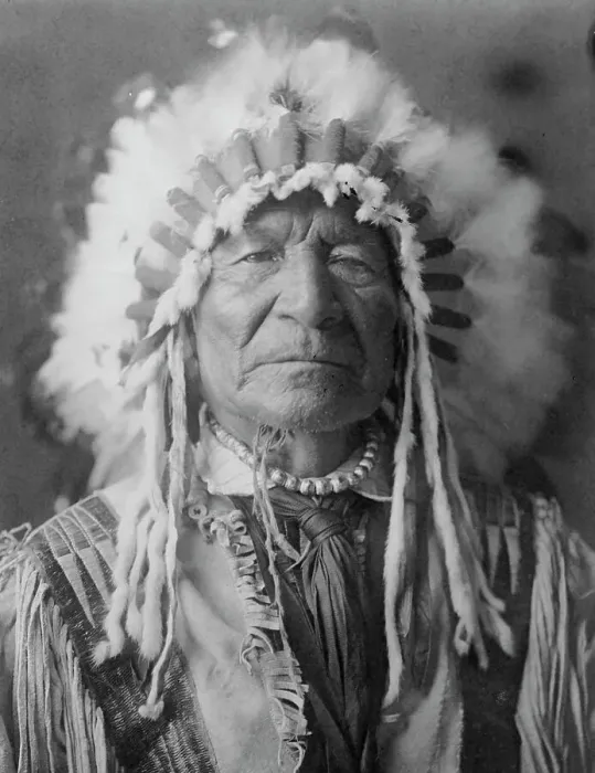Framed Print : Sitting Bear-Arikara, c1908. Creator: Edward Sheriff Curtis Framed Print : Sitting Bear-Arikara, c1908. Creator: Edward Sheriff Curtis