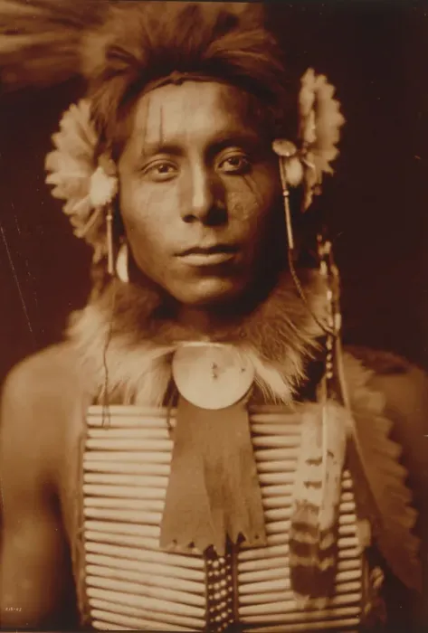 Framed Print : Sitting Eagle, c1905. Creator: Edward Sheriff Curtis Framed Print : Sitting Eagle, c1905. Creator: Edward Sheriff Curtis