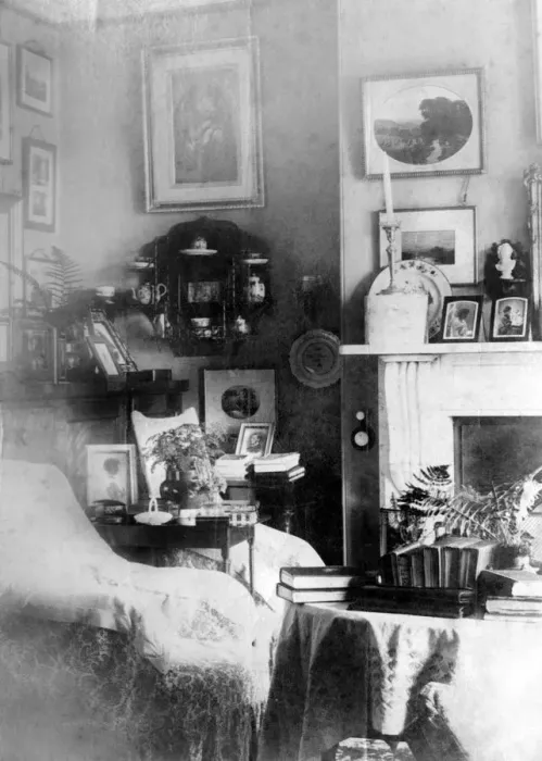 Framed Print : Sitting Room, c1882 Framed Print : Sitting Room, c1882