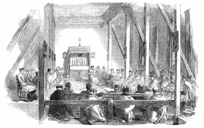 Framed Print : Sitting of the Synod, 1850. Creator: Unknown Framed Print : Sitting of the Synod, 1850. Creator: Unknown