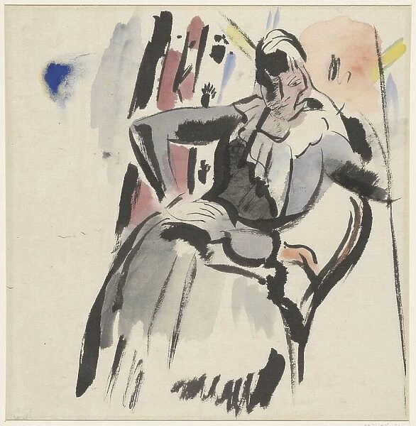 Sitting woman, 1915. Creator: Rik Wouters