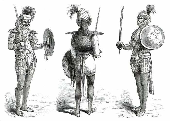 Framed Print : Sivadass, Naga of Niwayi, Jeypore; Naga of Jeypore; Sookadev Shekawatty, Oudeypore, 1876. Creator: Unknown Framed Print : Sivadass, Naga of Niwayi, Jeypore; Naga of Jeypore; Sookadev Shekawatty, Oudeypore, 1876. Creator: Unknown