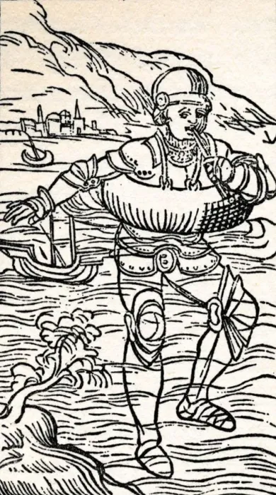 Framed Print : Sixteenth-Century Lifebelt, 1555 Framed Print : Sixteenth-Century Lifebelt, 1555