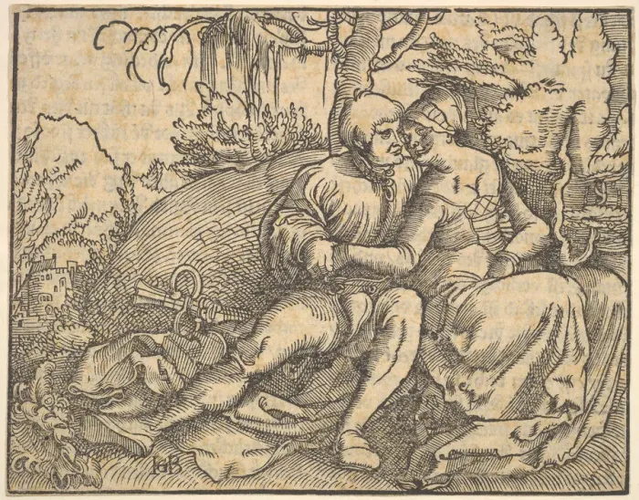 Framed Print : The Sixth of Ten Commandments, from Die zehe gebot. Creator: Hans Baldung Framed Print : The Sixth of Ten Commandments, from Die zehe gebot. Creator: Hans Baldung