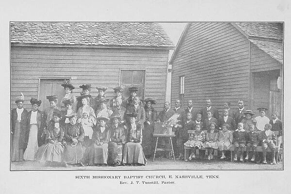 Sixth Missionary Baptist Church, E. Nashville, Tenn.; Rev. J. T. Tunstill; Pastor, 1907. Creator: Unknown