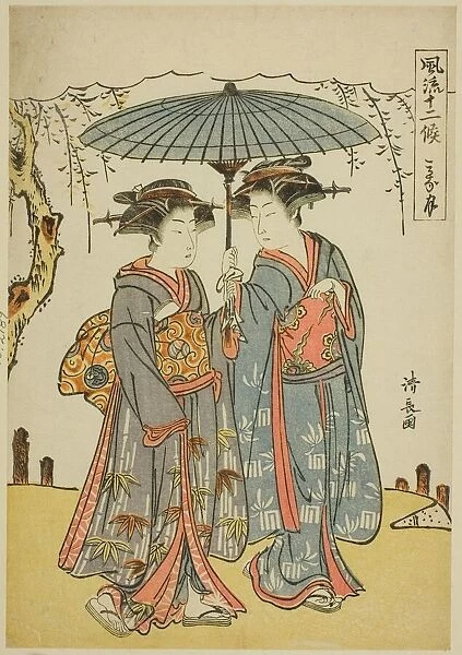 The Sixth Month (Minatsuki), from the series 'Fashionable Twelve Months