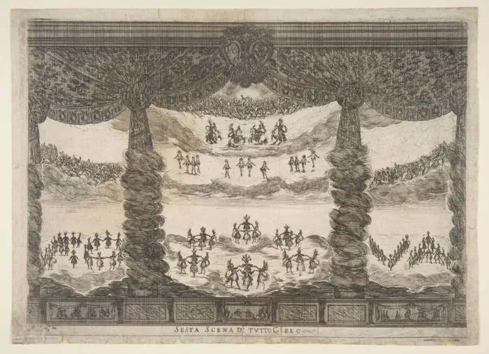 Framed Print : Sixth scene, the heavens, from The marriage of the gods (Le nozze degli Dei), 1637 Framed Print : Sixth scene, the heavens, from The marriage of the gods (Le nozze degli Dei), 1637