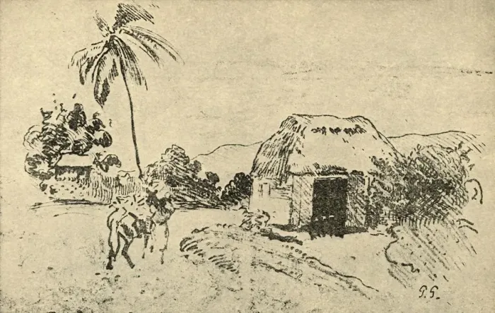 Framed Print : Sketch, 1936. Artist: Paul Gauguin Framed Print : Sketch, 1936. Artist: Paul Gauguin