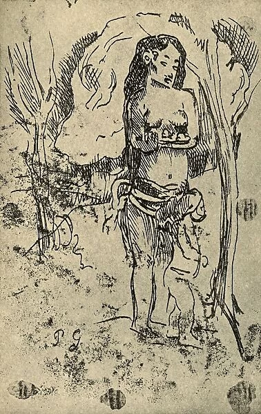 Sketch, 1936. Artist: Paul Gauguin