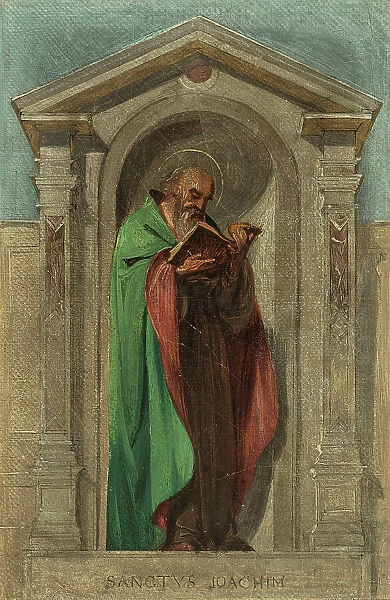 Sketch for the Church of Notre-Dame-de-Bonne-Nouvelle: Saint Joachim, c1840. Creator: Auguste Hesse