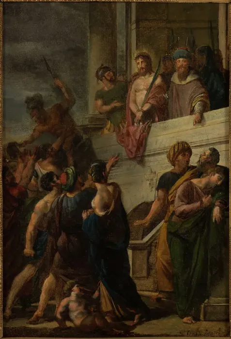 Framed Print : Sketch for the church of Saint Gervais: Ecce Homo, c.1819. Creator: Georges Rouget. Sketch for the church of Saint Gervais: Ecce Homo, c.1819. Creator: Georges Rouget Framed Print : Sketch for the church of Saint Gervais: Ecce Homo, c.1819. Creator: Georges Rouget. Sketch for the church of Saint Gervais: Ecce Homo, c.1819. Creator: Georges Rouget