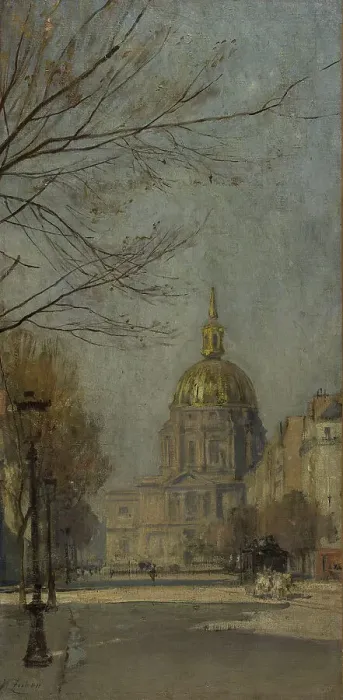 Framed Print : Sketch for the escalier des Fêtes in the Hôtel de Ville...Boulevard des Invalides...1889 and 1891. Creator: Jean Henri Zuber Framed Print : Sketch for the escalier des Fêtes in the Hôtel de Ville...Boulevard des Invalides...1889 and 1891. Creator: Jean Henri Zuber