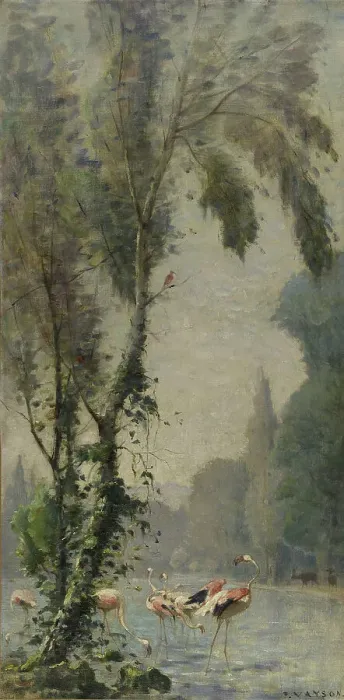 Framed Print : Sketch for the escalier des fêtes at the Hôtel de Ville, Paris : The Jardin d'Acclimatation, c.1891. Creator: Paul Vayson Framed Print : Sketch for the escalier des fêtes at the Hôtel de Ville, Paris : The Jardin d'Acclimatation, c.1891. Creator: Paul Vayson